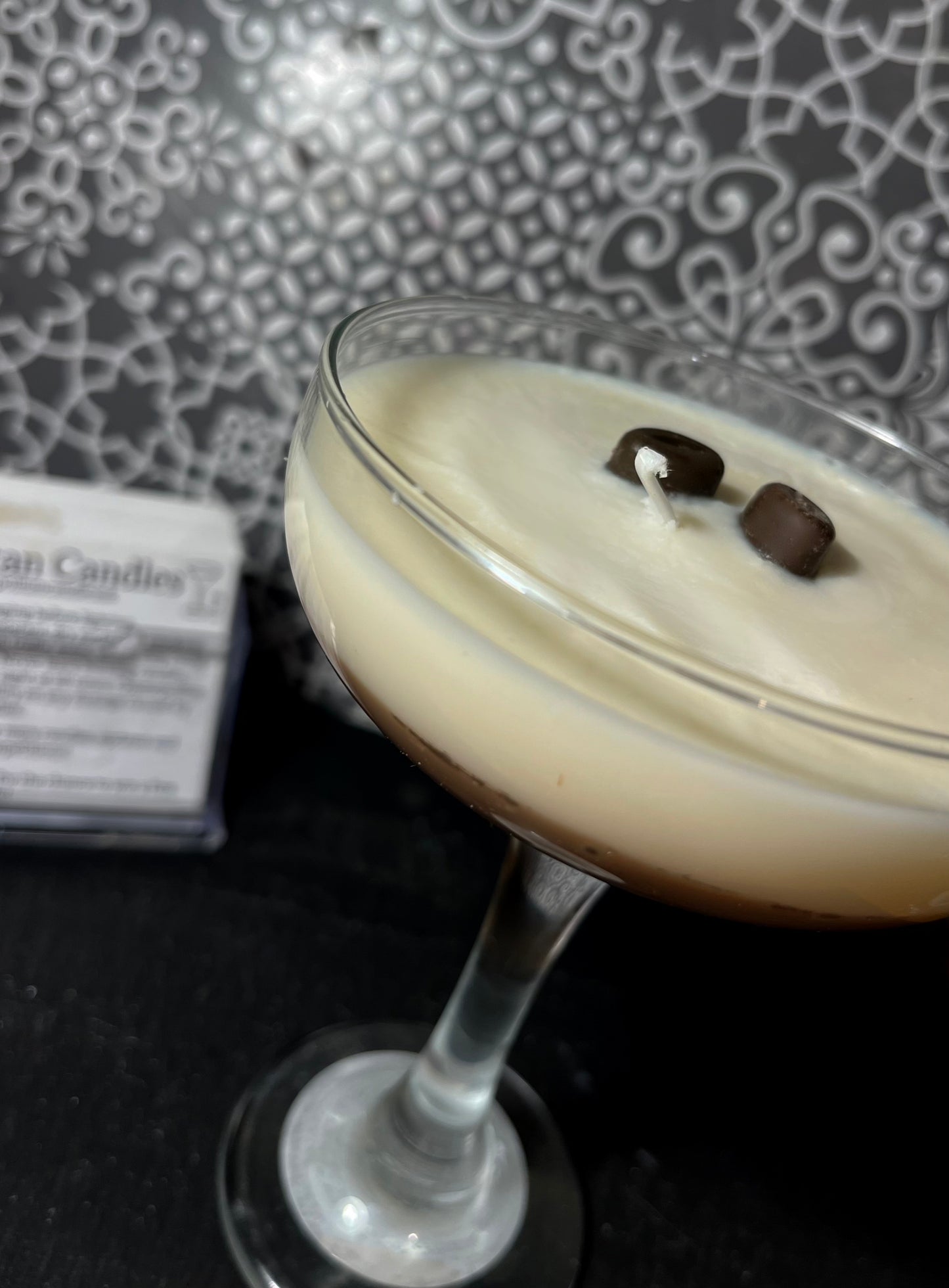 Espresso martini candle